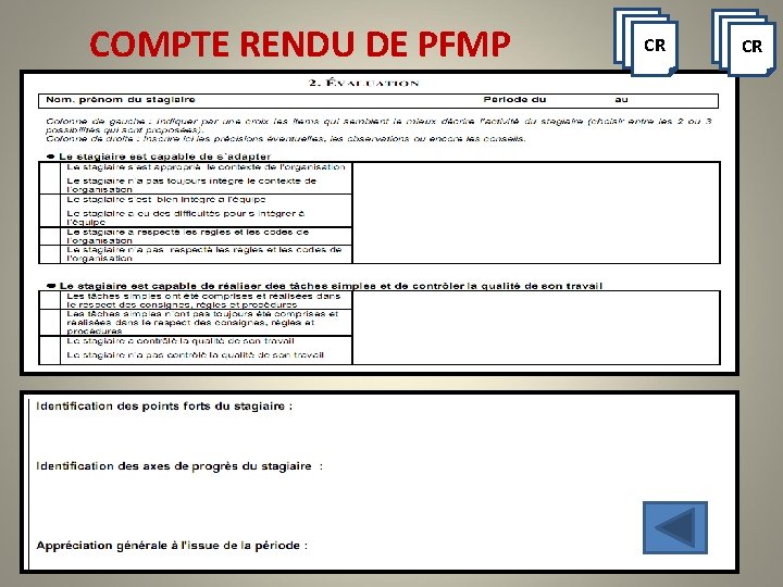 COMPTE RENDU DE PFMP 1 CR CR 