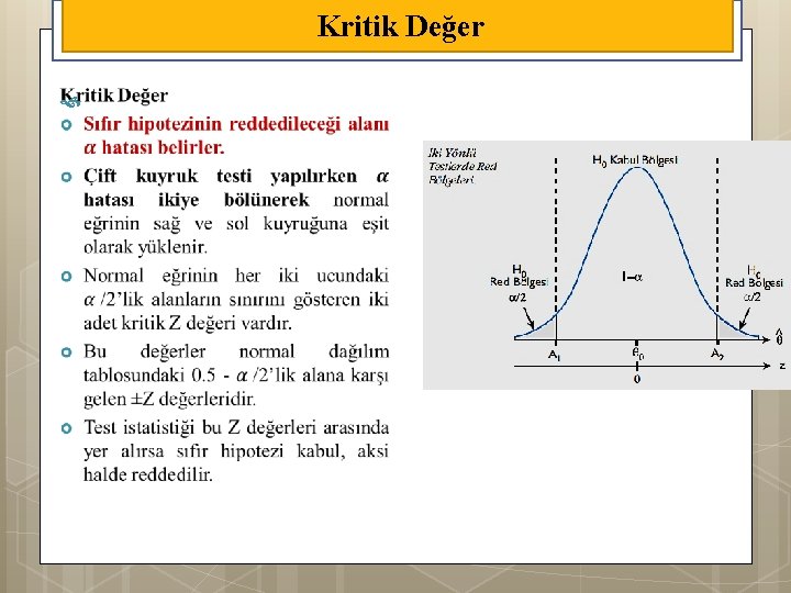 Kritik Değer 