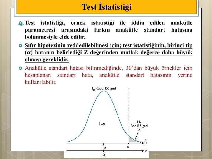 Test İstatistiği 