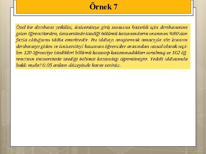 Örnek 7 