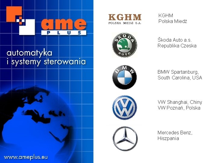 KGHM Polska Miedź Dystrybucja z profesjonalnym Automatyka i systemy serwisem sterowania Škoda Auto a.