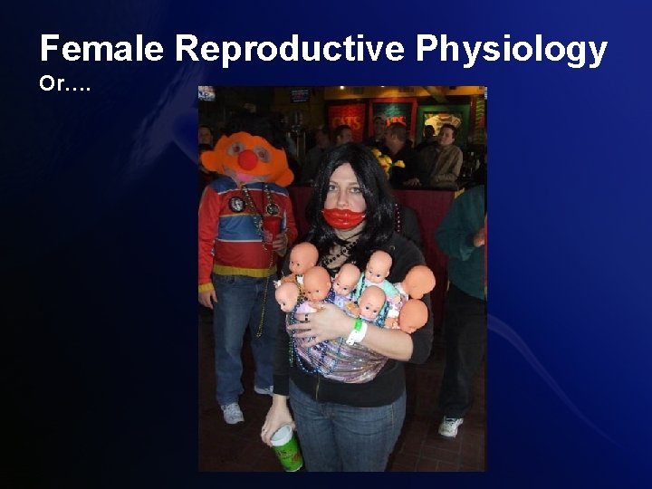 Female Reproductive Physiology Or…. Female Reproductive Physiology Or….