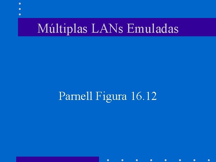 Múltiplas LANs Emuladas Parnell Figura 16. 12 