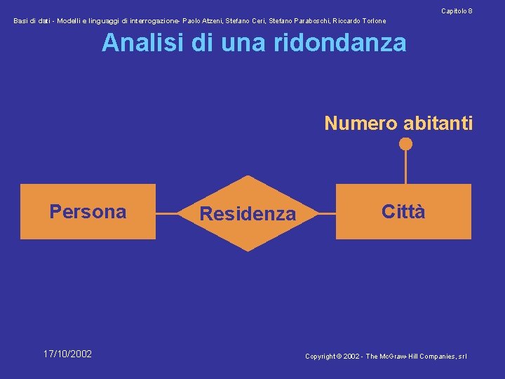 Capitolo 8 Basi di dati - Modelli e linguaggi di interrogazione- Paolo Atzeni, Stefano