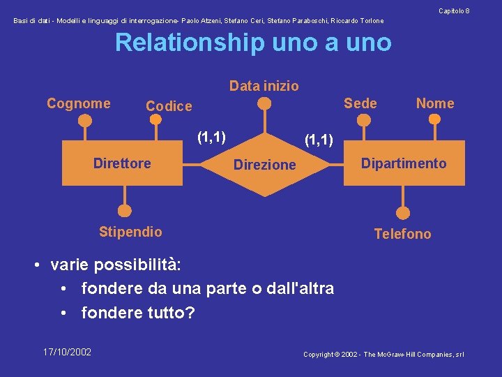 Capitolo 8 Basi di dati - Modelli e linguaggi di interrogazione- Paolo Atzeni, Stefano