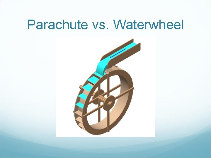 Parachute vs. Waterwheel 