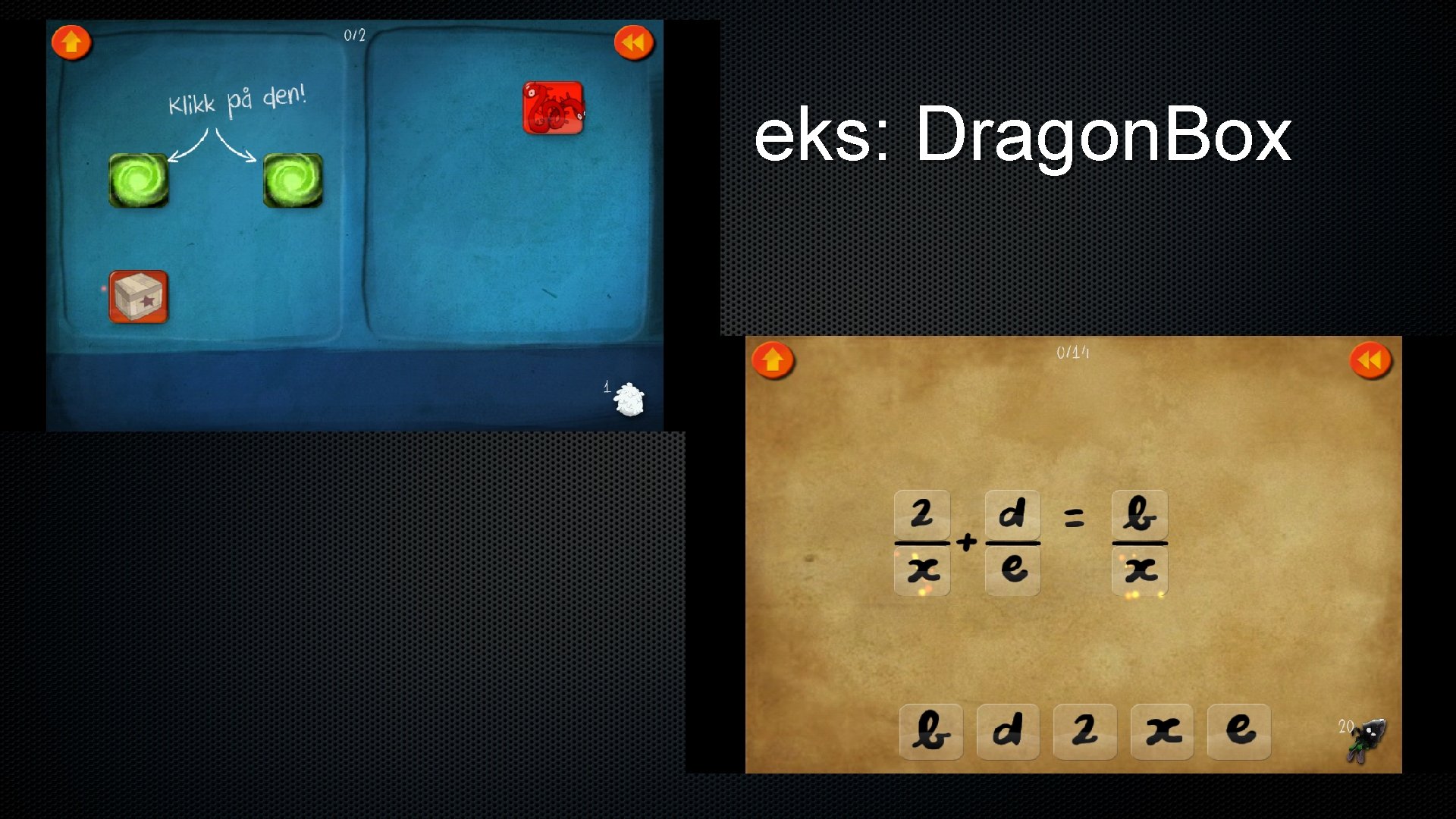 eks: Dragon. Box 