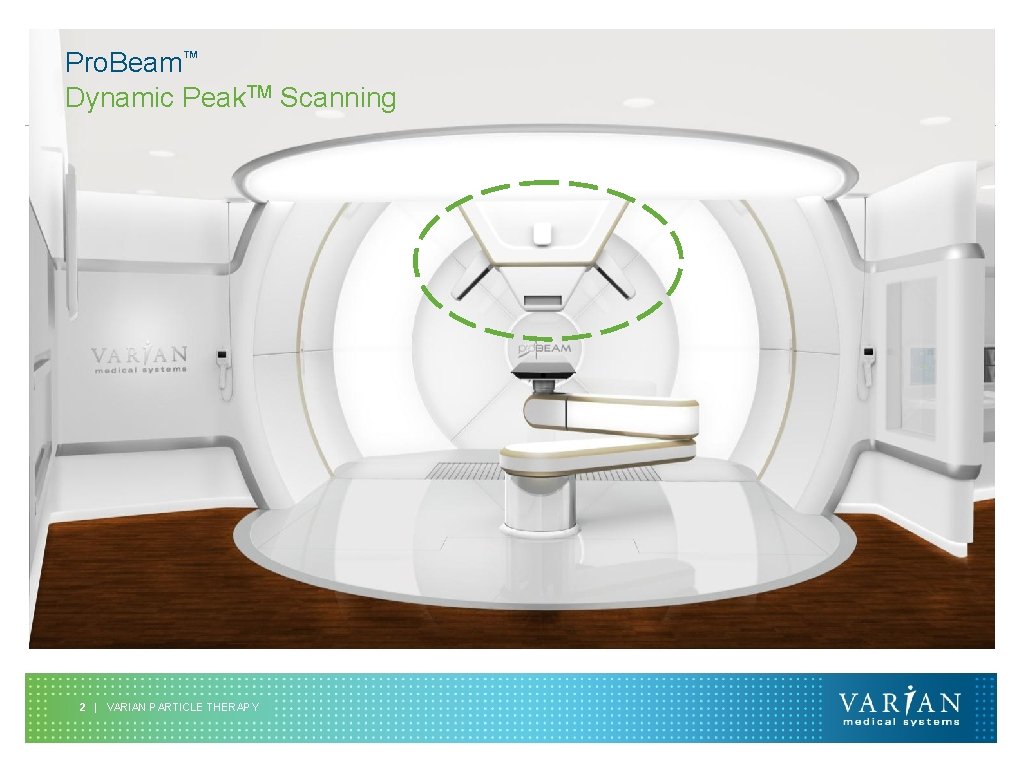 Pro. Beam™ Dynamic Peak. TM Scanning 2 | VARIAN PARTICLE THERAPY 