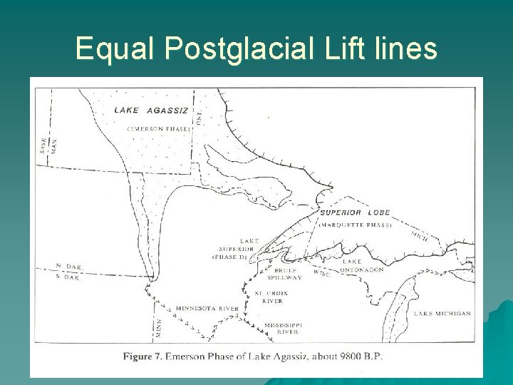 Equal Postglacial Lift lines 