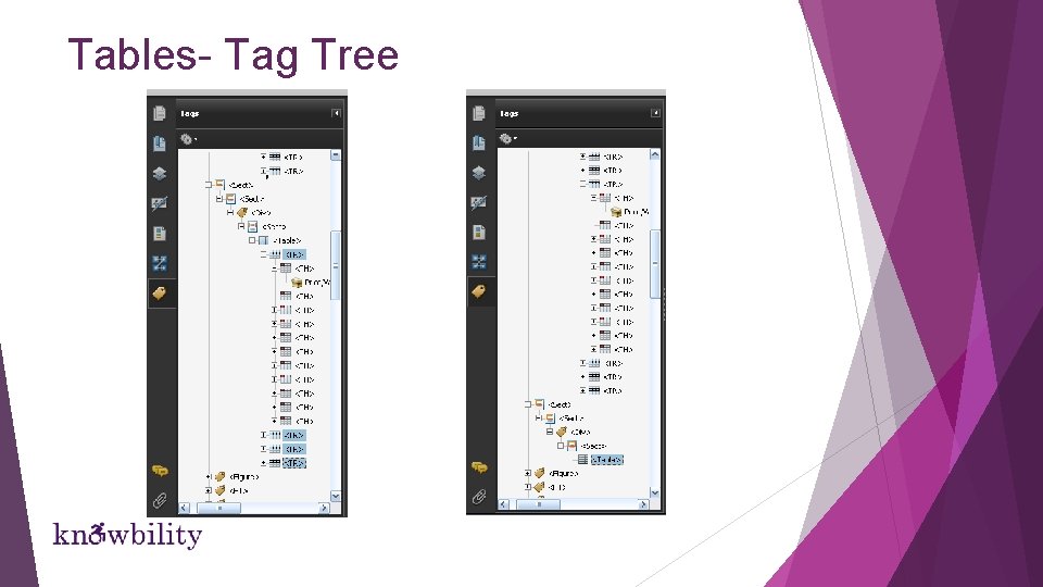Tables- Tag Tree Tables- Tag Tree