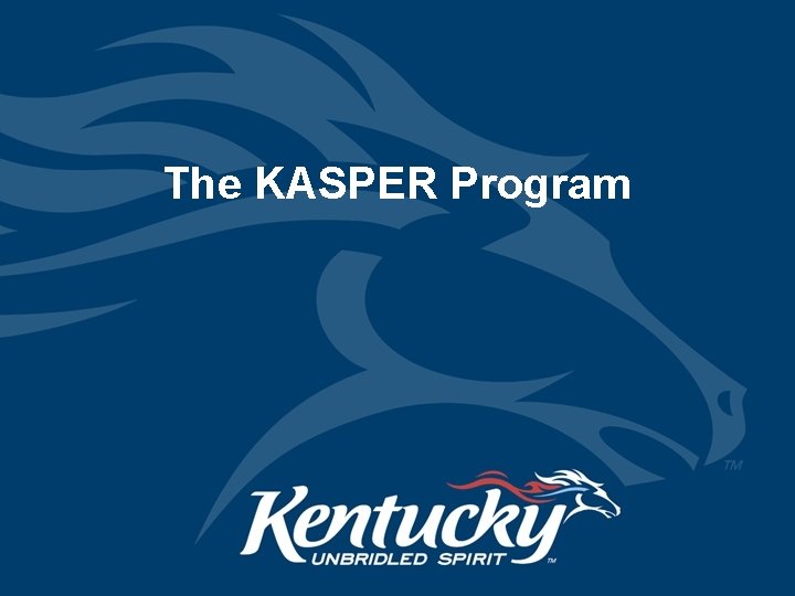 The KASPER Program 