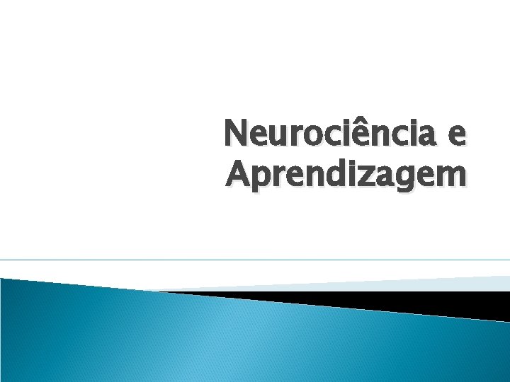 Neurociência e Aprendizagem 