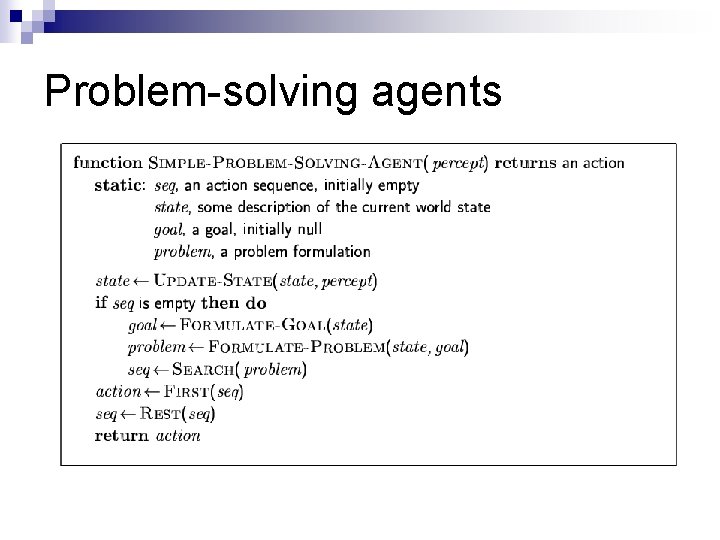 Problem-solving agents 
