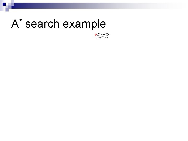 A* search example 
