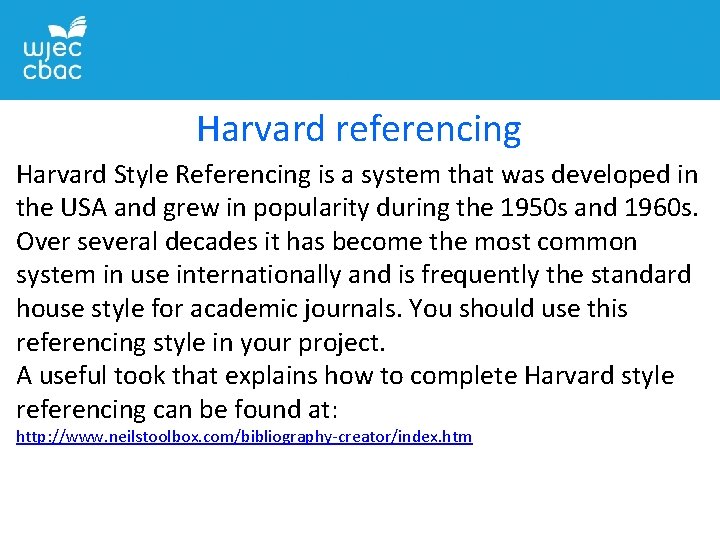 Harvard referencing Harvard Style Referencing is a system that was developed in the USA