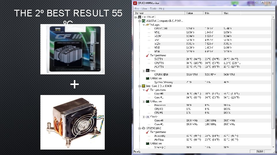 THE 2º BEST RESULT 55 ºC + 