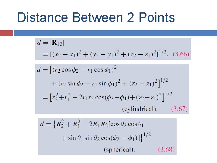 Distance Between 2 Points 