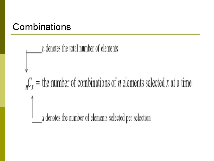 Combinations 