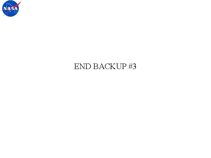 END BACKUP #3 