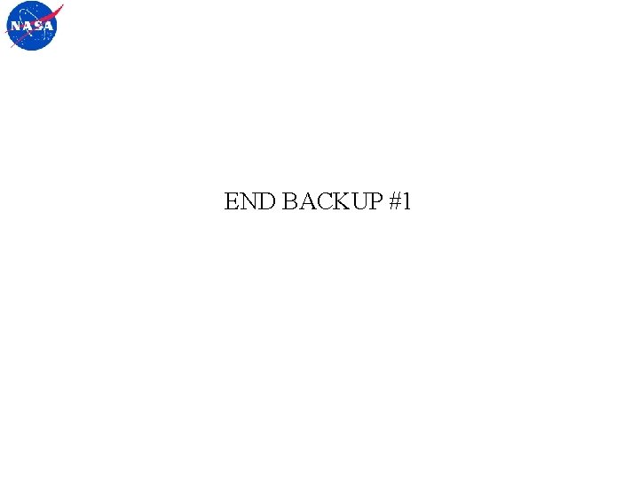 END BACKUP #1 