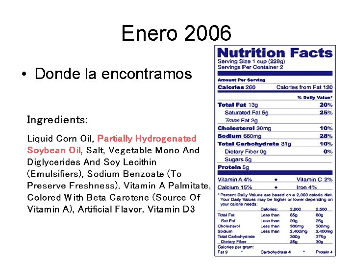 Enero 2006 • Donde la encontramos 