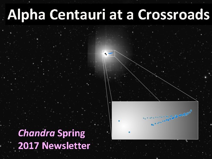 Alpha Centauri at a Crossroads Chandra Spring 2017 Newsletter 