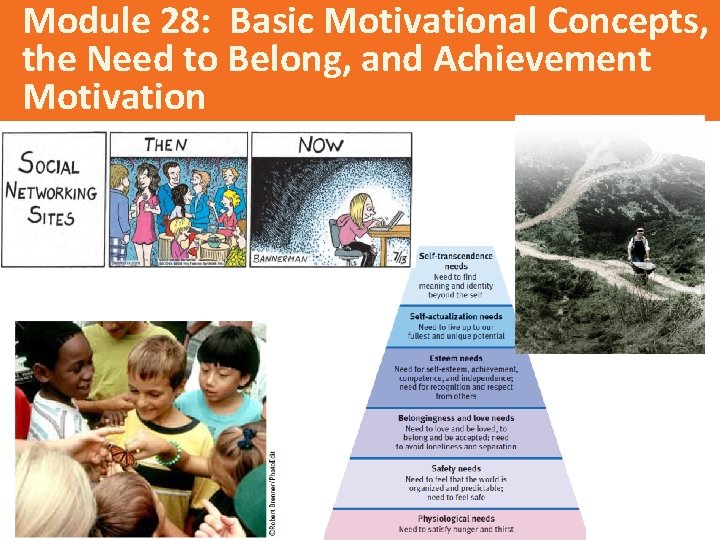 Module 28: Basic Motivational Concepts, the Need to Belong, and Achievement Motivation 