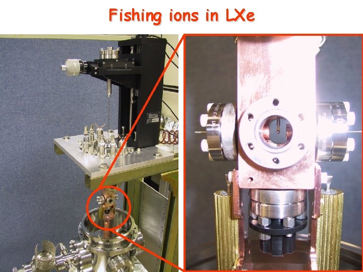 Fishing ions in LXe 