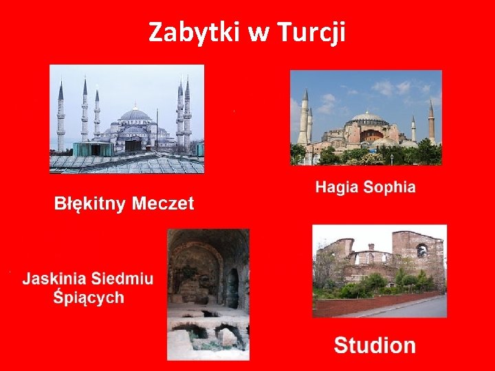 Zabytki w Turcji 