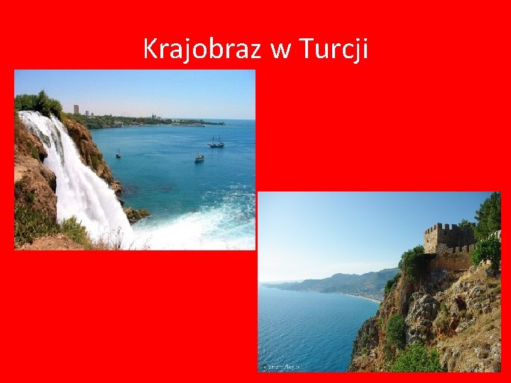 Krajobraz w Turcji 