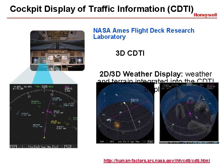 Cockpit Display of Traffic Information (CDTI) NASA Ames Flight Deck Research Laboratory 3 D