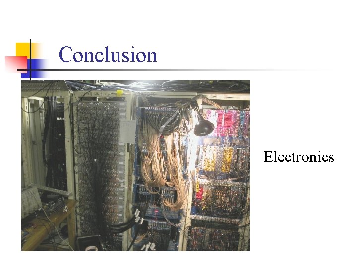 Conclusion Electronics 