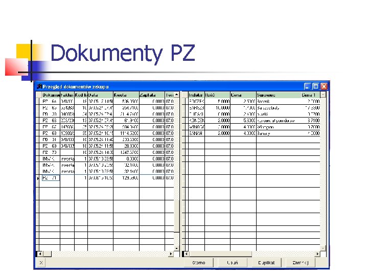 Dokumenty PZ Dokumenty PZ