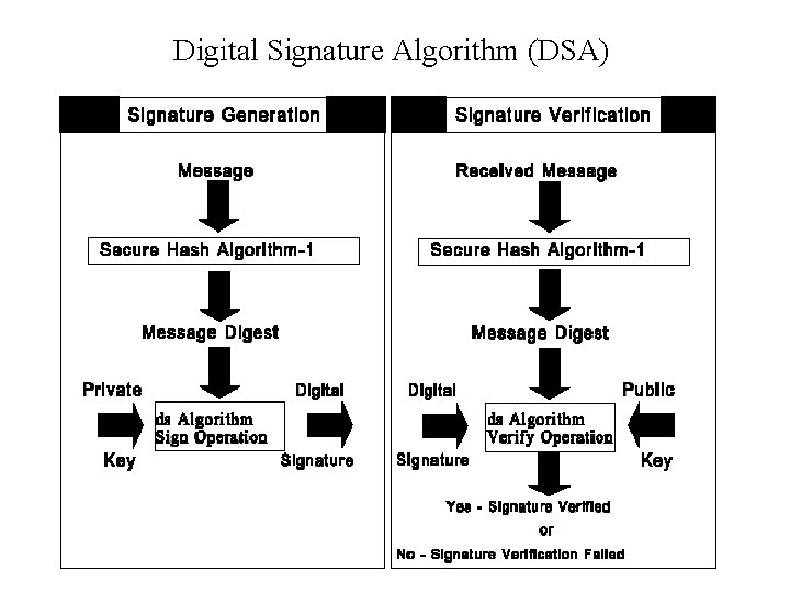 Digital Signature Algorithm (DSA) 