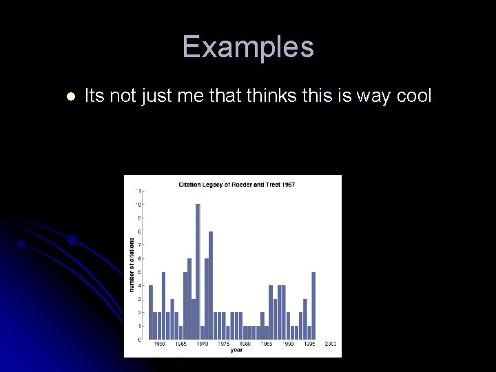 Examples l Its not just me that thinks this is way cool 