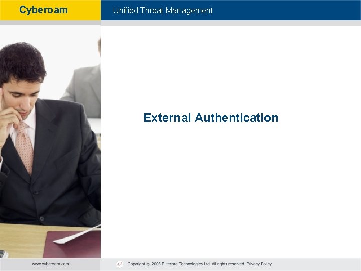 Cyberoam - Unified Threat Management External Authentication 