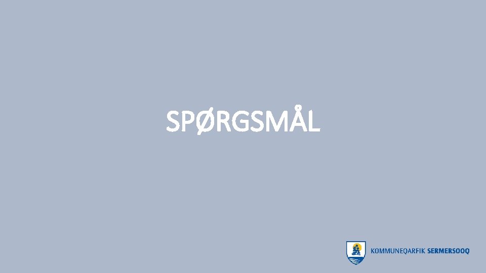 SPØRGSMÅL 