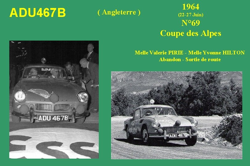 ADU 467 B ( Angleterre ) 1964 (22 -27 Juin) N° 69 Coupe des