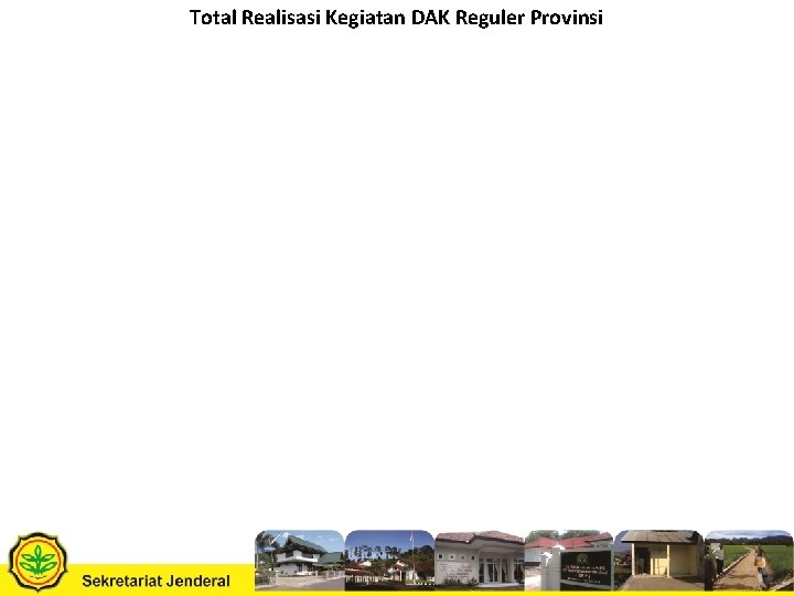 Total Realisasi Kegiatan DAK Reguler Provinsi 