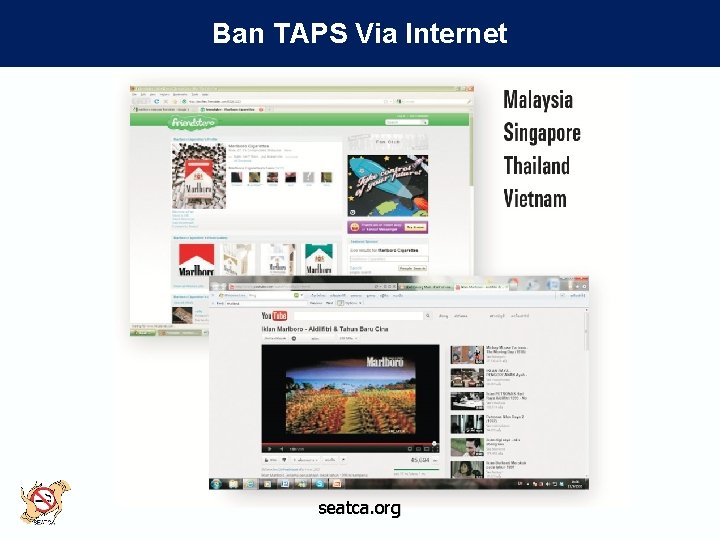 Ban TAPS Via Internet seatca. org 