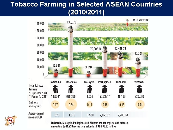 Tobacco Farming in Selected ASEAN Countries (2010/2011) 