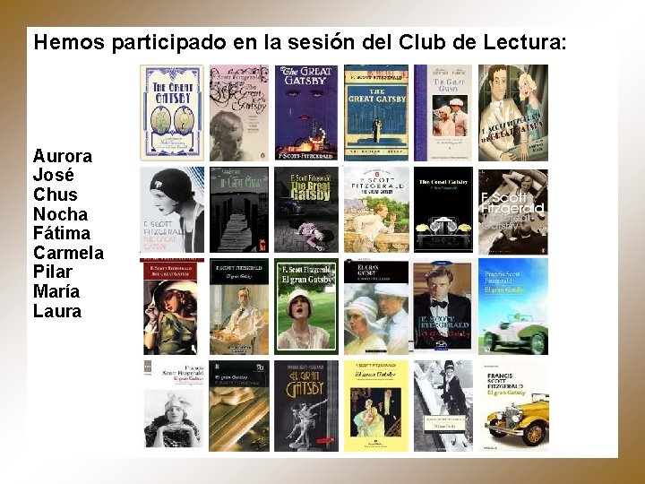 Hemos participado en la sesión del Club de Lectura: Aurora José Chus Nocha Fátima