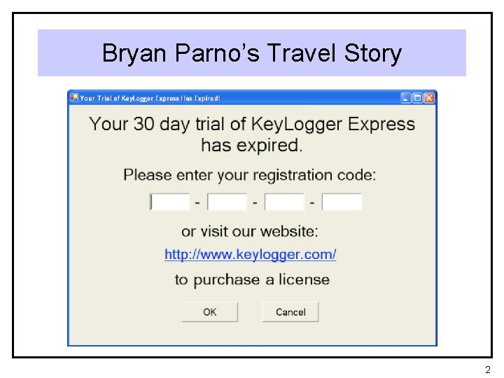 Bryan Parno’s Travel Story 2 