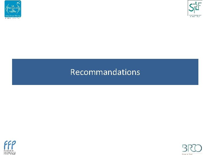 Recommandations 