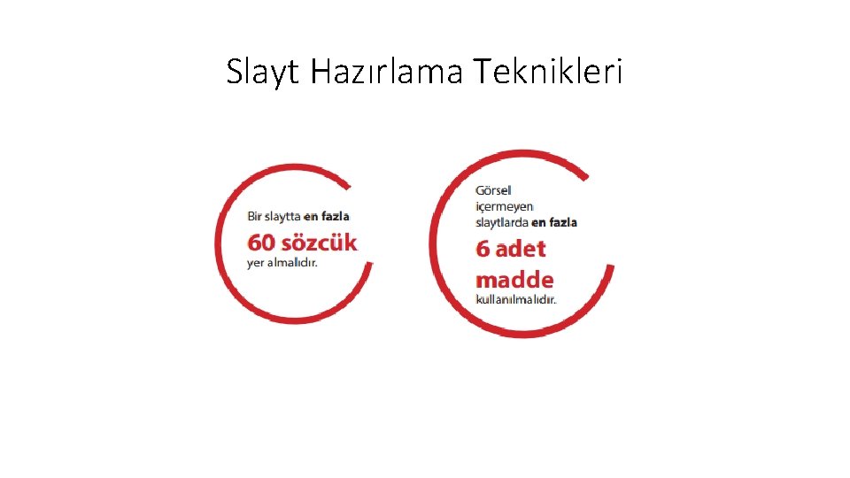 Slayt Hazırlama Teknikleri 