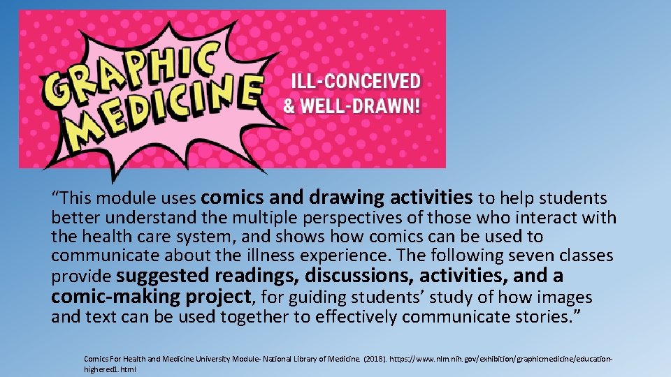 “This module uses comics and drawing activities to help students better understand the multiple “This module uses comics and drawing activities to help students better understand the multiple