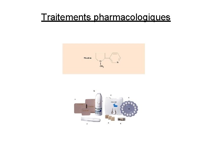 Traitements pharmacologiques 