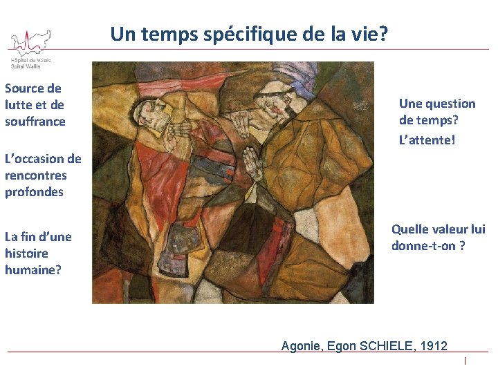 Un temps spécifique de la vie? Source de lutte et de souffrance Une question