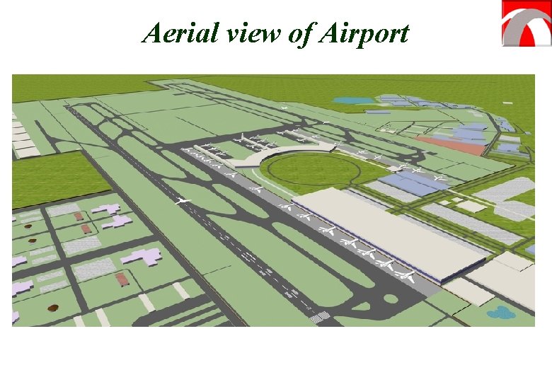 Aerial view of Airport 