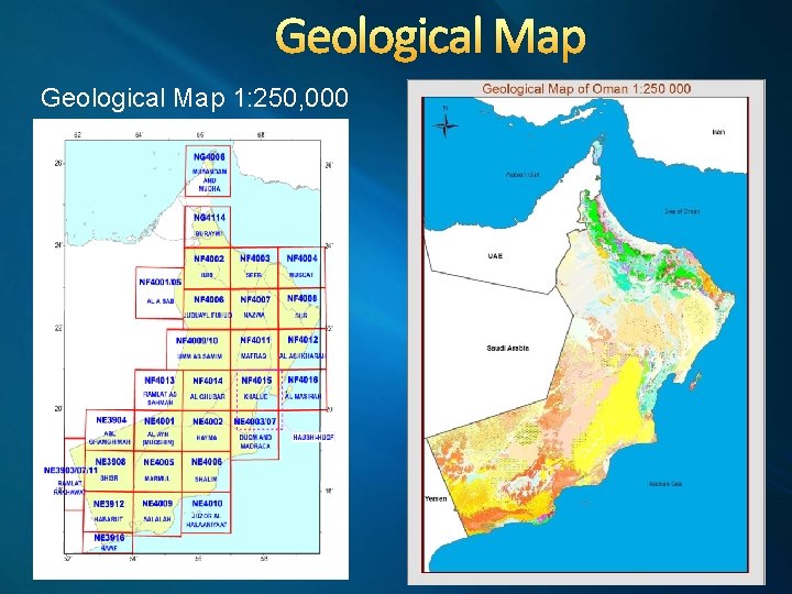 Geological Map 1: 250, 000 